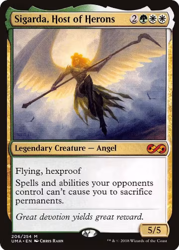 Sigarda, Host of Herons (206), Ultimate Masters — Magic card price