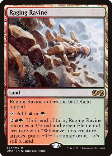 Raging Ravine (249), Ultimate Masters — Magic card price