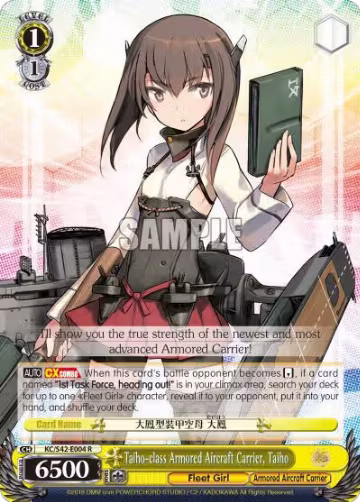 Taiho-class Armored Aircraft Carrier, Taiho (KC/S42-E004 R), KanColle: Arrival! Reinforcement Fleets from Europe! — Weiß Schwarz card price