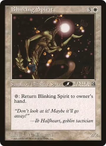 Blinking Spirit (1st Place) (Arena League), Oversize Cards — Magic card price