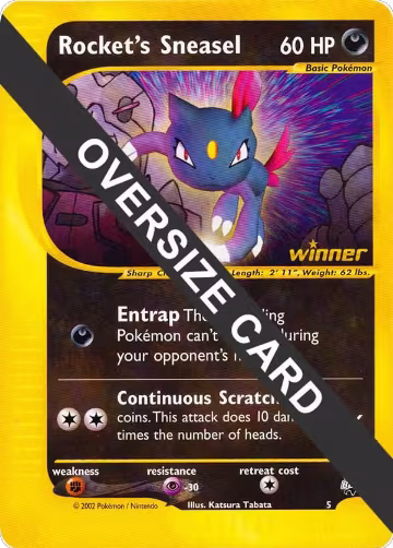 Rocket's Sneasel - 5 (005), Jumbo Cards — Pokémon card price