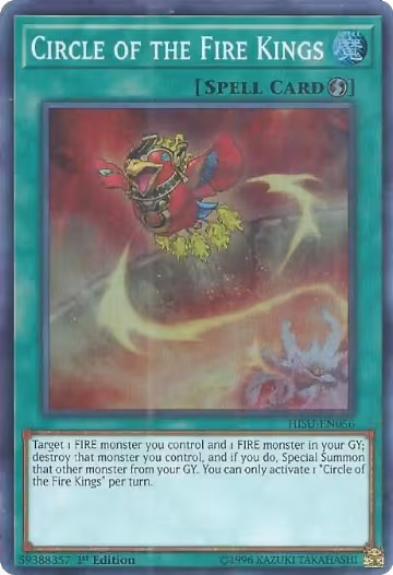 Circle of the Fire Kings (HISU-EN056), Hidden Summoners — Yu-Gi-Oh! card price