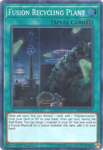 Fusion Recycling Plant (HISU-EN058), Hidden Summoners — Yu-Gi-Oh! card price
