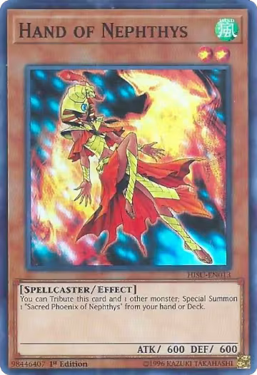 Hand of Nephthys (HISU-EN013), Hidden Summoners — Yu-Gi-Oh! card price