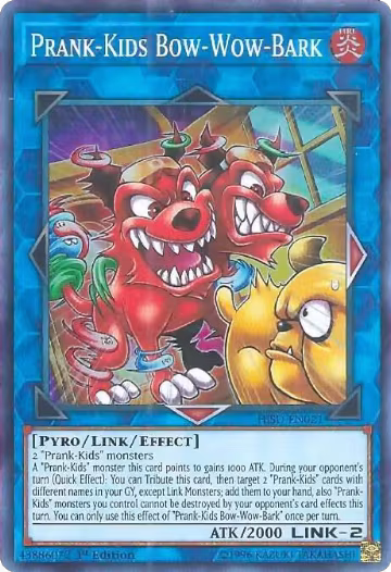 Prank-Kids Bow-Wow-Bark (HISU-EN021), Hidden Summoners — Yu-Gi-Oh! card price