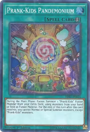 Prank-Kids Pandemonium (HISU-EN025), Hidden Summoners — Yu-Gi-Oh! card price