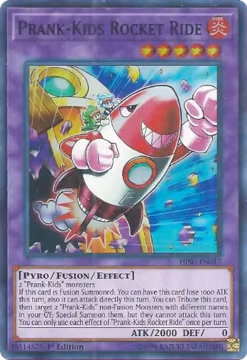 Prank-Kids Rocket Ride (HISU-EN017), Hidden Summoners — Yu-Gi-Oh! card price