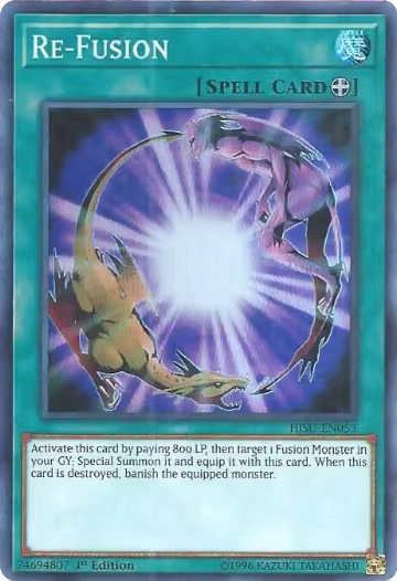 Re-Fusion (HISU-EN053), Hidden Summoners — Yu-Gi-Oh! card price