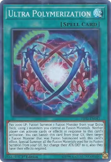 Ultra Polymerization (HISU-EN043), Hidden Summoners — Yu-Gi-Oh! card price