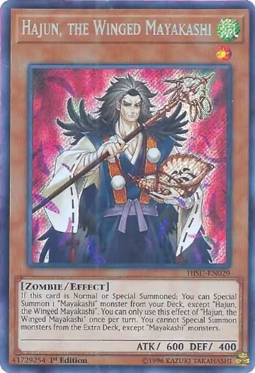 Hajun, the Winged Mayakashi (HISU-EN029), Hidden Summoners — Yu-Gi-Oh! card price