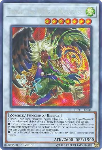 Tengu, the Winged Mayakashi (HISU-EN034), Hidden Summoners — Yu-Gi-Oh! card price