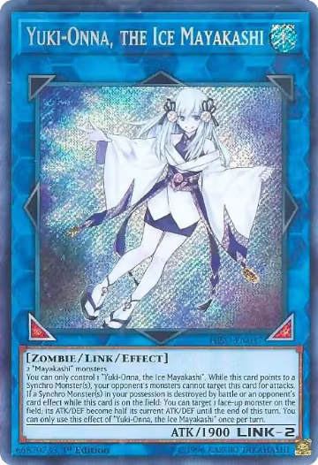 Yuki-Onna, the Ice Mayakashi (HISU-EN037) — card price