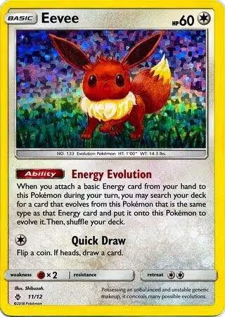 Eevee - 11/12 (011/012) — card price