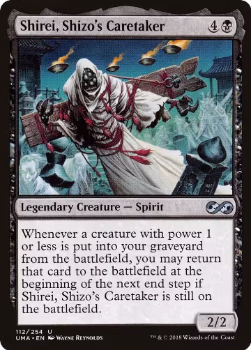 Shirei, Shizo's Caretaker (112), Ultimate Masters — Magic card price