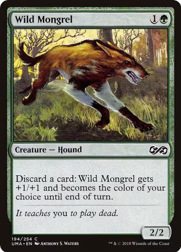Wild Mongrel (194), Ultimate Masters — Magic card price