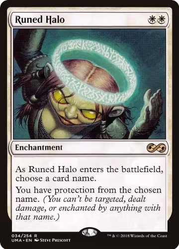 Runed Halo (34), Ultimate Masters — Magic card price