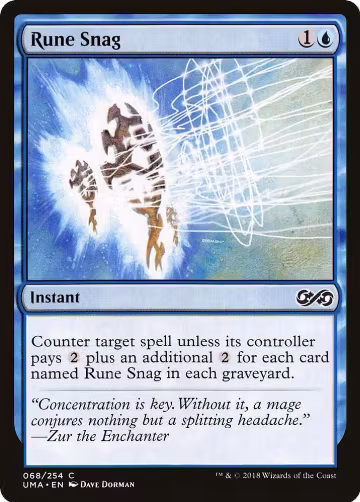 Rune Snag (68), Ultimate Masters — Magic card price