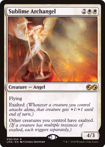 Sublime Archangel (38), Ultimate Masters — Magic card price