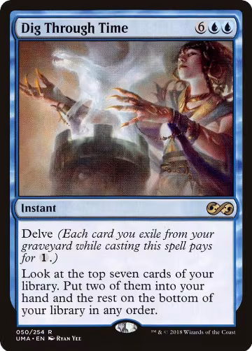 Dig Through Time (50), Ultimate Masters — Magic card price