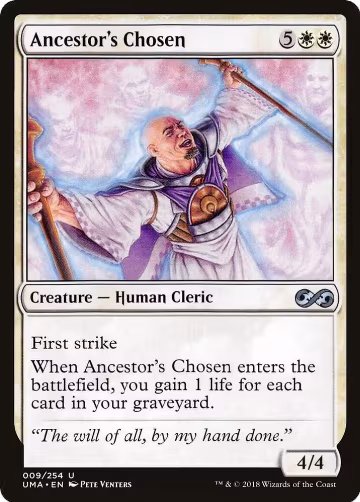 Ancestor's Chosen (9), Ultimate Masters — Magic card price