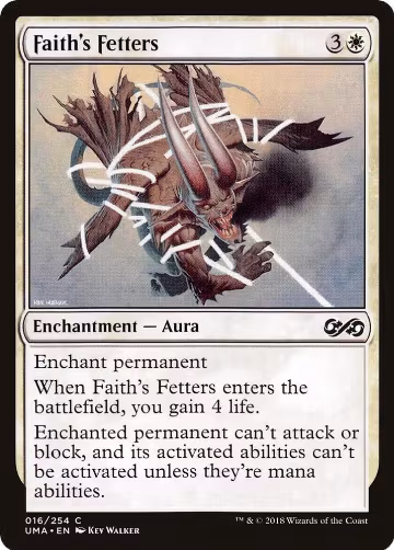 Faith's Fetters (16), Ultimate Masters — Magic card price