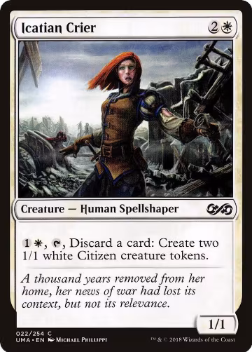 Icatian Crier (22), Ultimate Masters — Magic card price