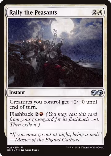 Rally the Peasants (28), Ultimate Masters — Magic card price