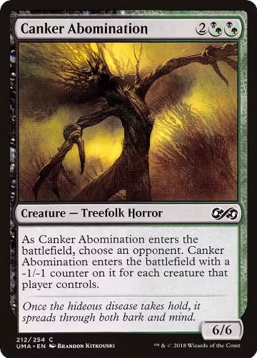 Canker Abomination (212), Ultimate Masters — Magic card price