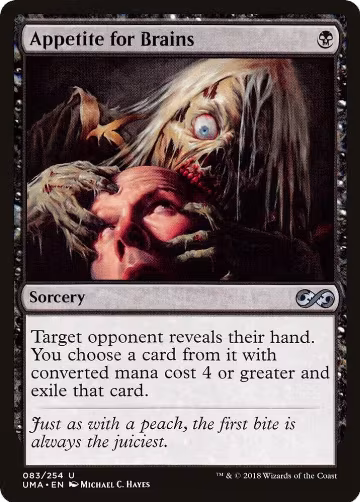 Appetite for Brains (83), Ultimate Masters — Magic card price
