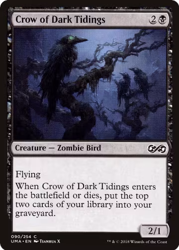 Crow of Dark Tidings (90), Ultimate Masters — Magic card price