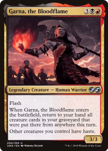 Garna, the Bloodflame (200), Ultimate Masters — Magic card price