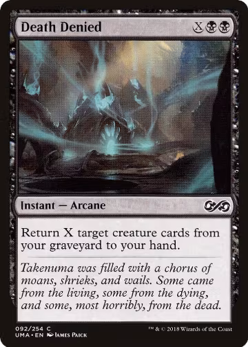 Death Denied (92), Ultimate Masters — Magic card price