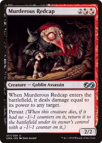 Murderous Redcap (217), Ultimate Masters — Magic card price