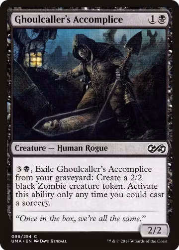 Ghoulcaller's Accomplice (96), Ultimate Masters — Magic card price