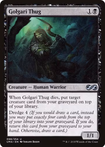 Golgari Thug (98), Ultimate Masters — Magic card price