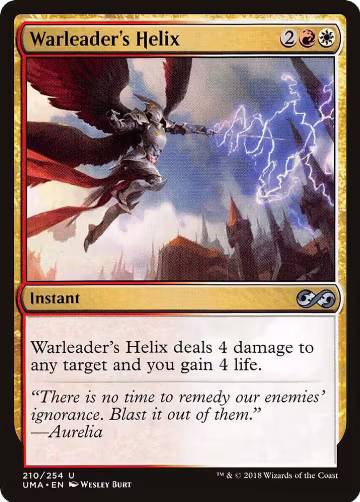 Warleader's Helix (210), Ultimate Masters — Magic card price