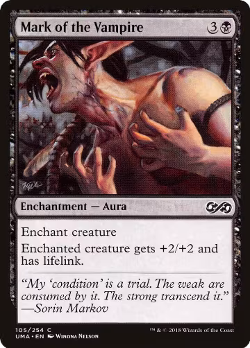 Mark of the Vampire (105), Ultimate Masters — Magic card price
