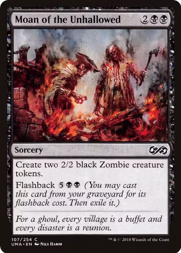 Moan of the Unhallowed (107), Ultimate Masters — Magic card price