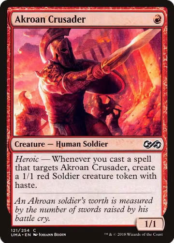 Akroan Crusader (121), Ultimate Masters — Magic card price