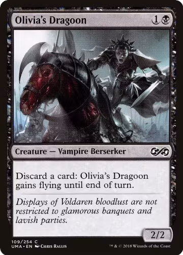 Olivia's Dragoon (109), Ultimate Masters — Magic card price