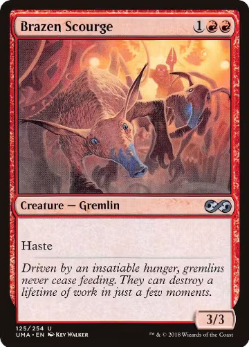 Brazen Scourge (125), Ultimate Masters — Magic card price