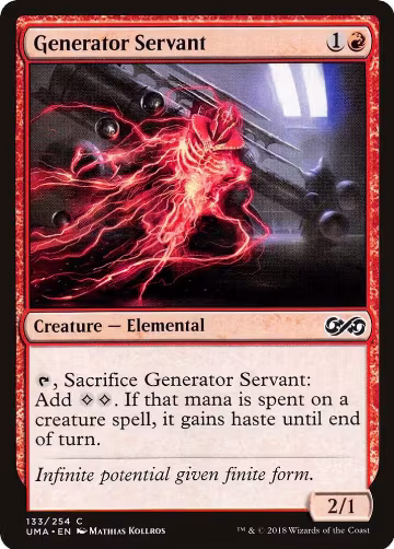 Generator Servant (133), Ultimate Masters — Magic card price