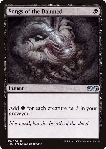 Songs of the Damned (115), Ultimate Masters — Magic card price