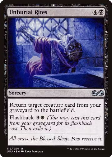 Unburial Rites (119), Ultimate Masters — Magic card price