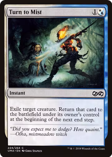 Turn to Mist (224), Ultimate Masters — Magic card price