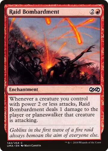 Raid Bombardment (142), Ultimate Masters — Magic card price