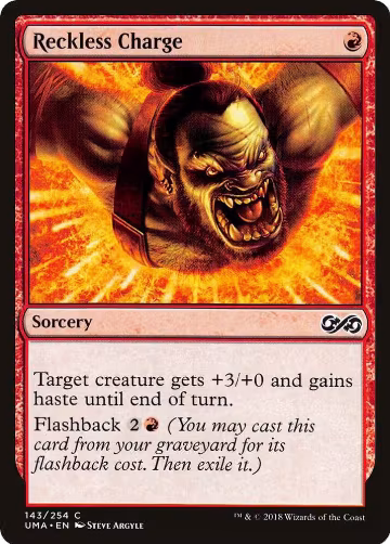 Reckless Charge (143), Ultimate Masters — Magic card price