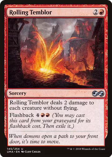 Rolling Temblor (145), Ultimate Masters — Magic card price