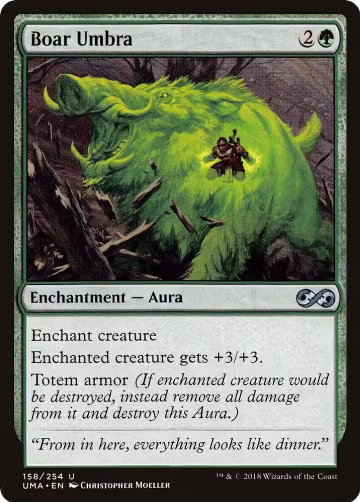 Boar Umbra (158), Ultimate Masters — Magic card price