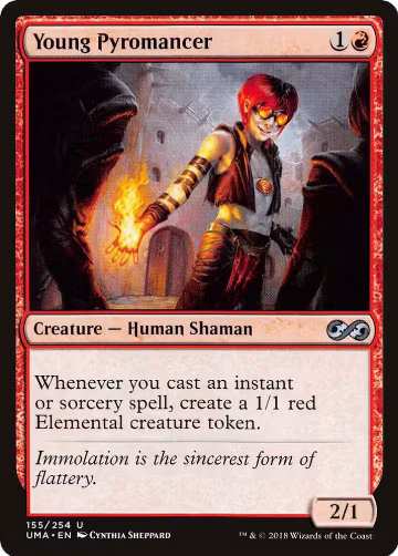 Young Pyromancer (155), Ultimate Masters — Magic card price